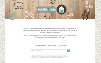 ‘Pagesia a casa’, compra directa d’aliments de proximitat