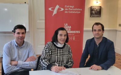 Nou conveni amb el Col.legi de Periodistes de Catalunya